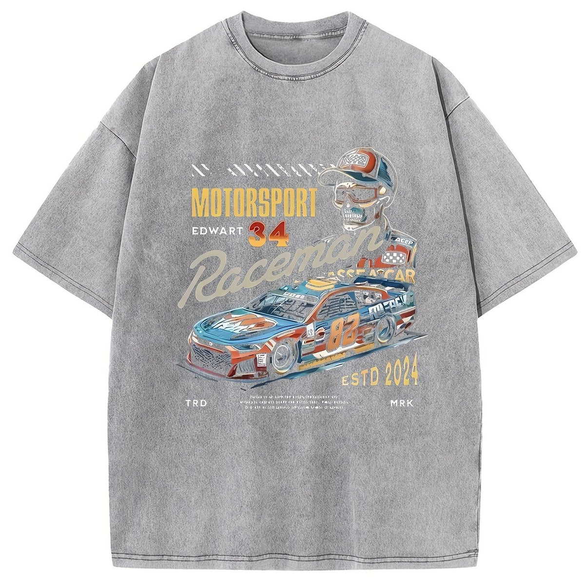 Heavy-Weight Cotton Vintage Tees - Over-Sized, Drop Shoulder, Solid, Baggy, Acid Wash, Unisex, Street Wear, Hip Hop, Basic Tops for Men