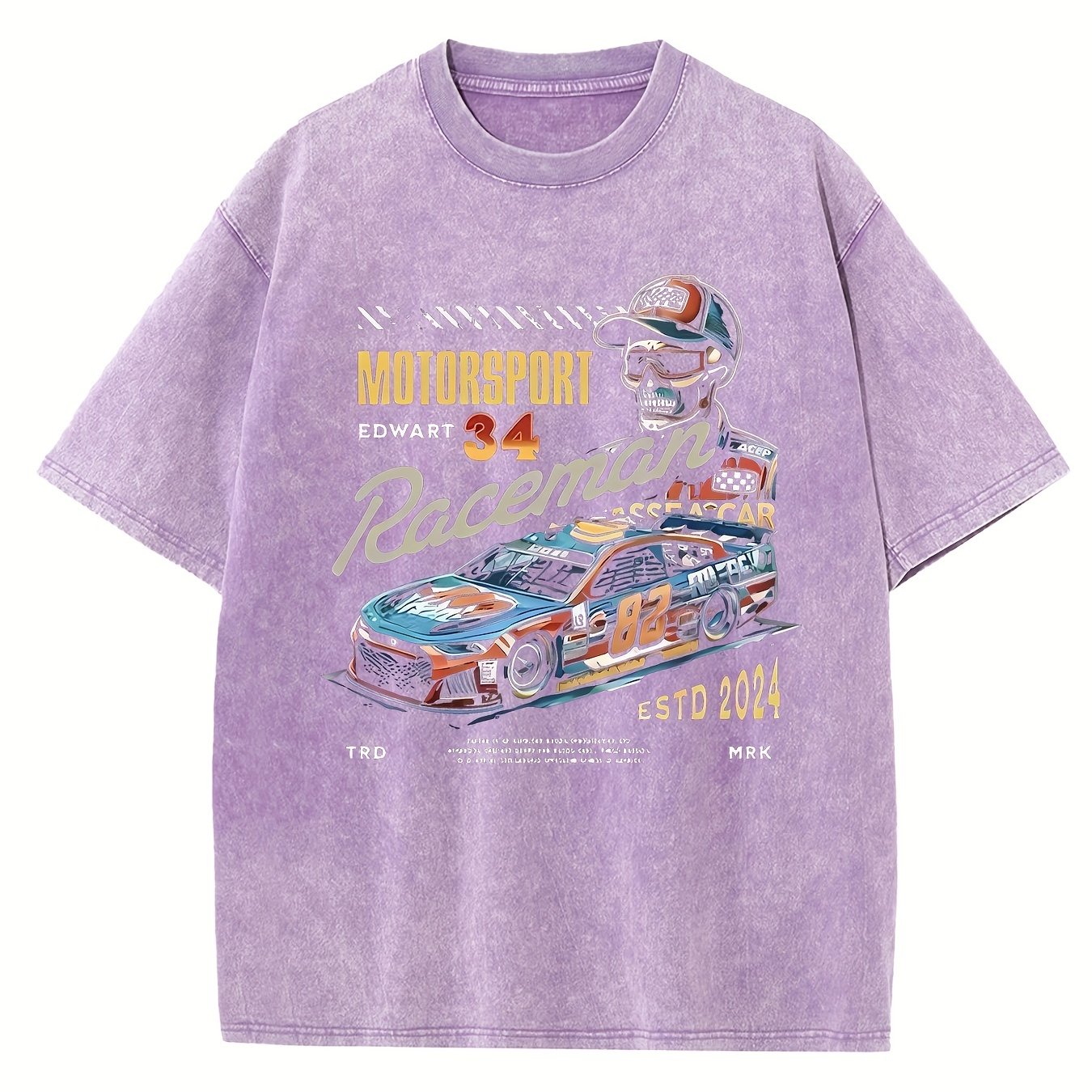 Heavy-Weight Cotton Vintage Tees - Over-Sized, Drop Shoulder, Solid, Baggy, Acid Wash, Unisex, Street Wear, Hip Hop, Basic Tops for Men