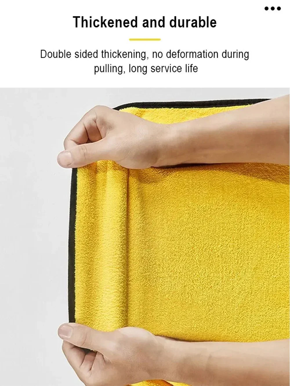 3/5/10Pcs Microfiber Car Wash Towels 30*30CM/30*60cm Double Sided Car Cleaning Drying Cloth for Car Care Kitchen Use