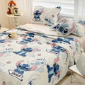 Stitch Cartoon Blanket Kawaii Lightweight Style Home Textile Flannel Soft Throw Blanket Bedding Sofa Cover for Kids Gift