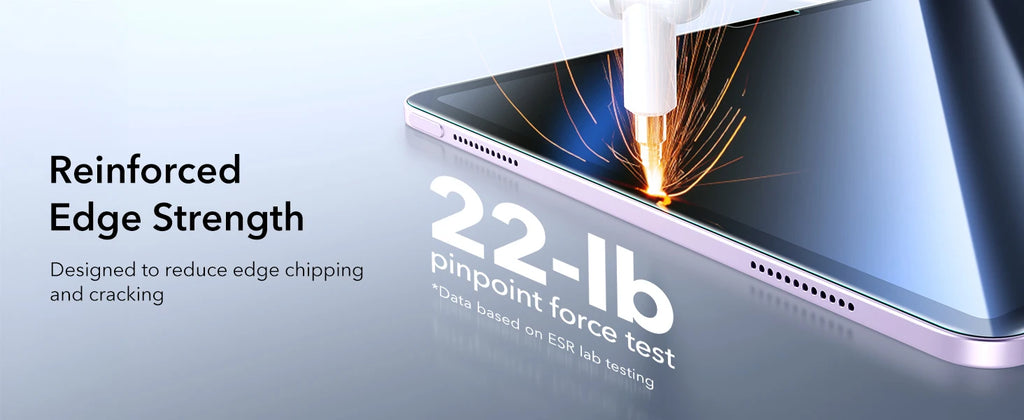 ESR 2 Pack Screen Protector for iPad Pro 11/13 inch 9H Hardness Tempered Glass Film for iPad Air 13/11&Pro 12.9/11&A16&iPad Mini