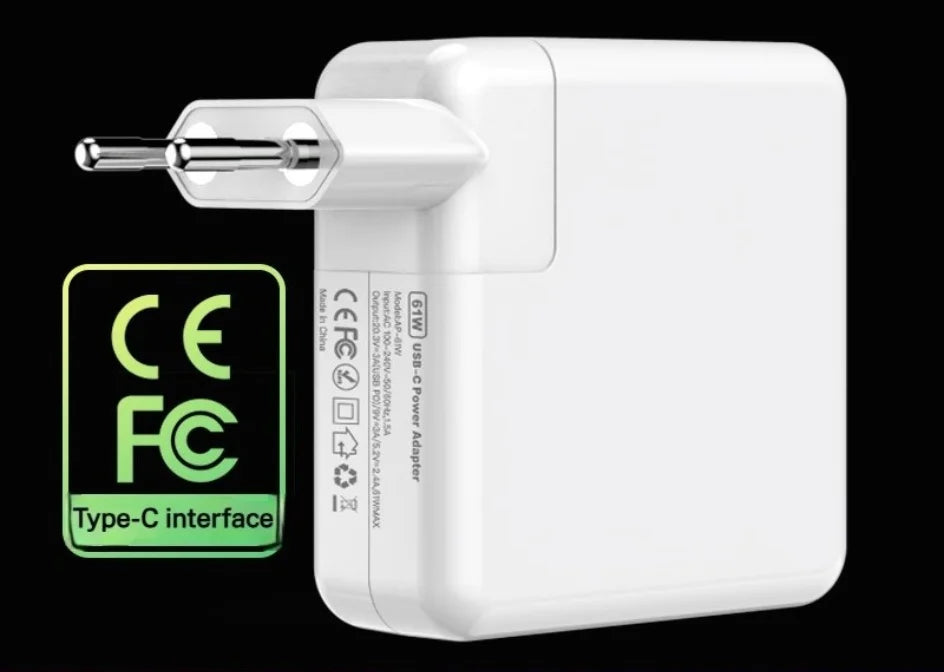 96W MacBook Charger Laptop USB-C Power Adapter For Macbook Pro M1 M2 MacBook Air A2337 A1706 Power Supply Adapter Fast Charger