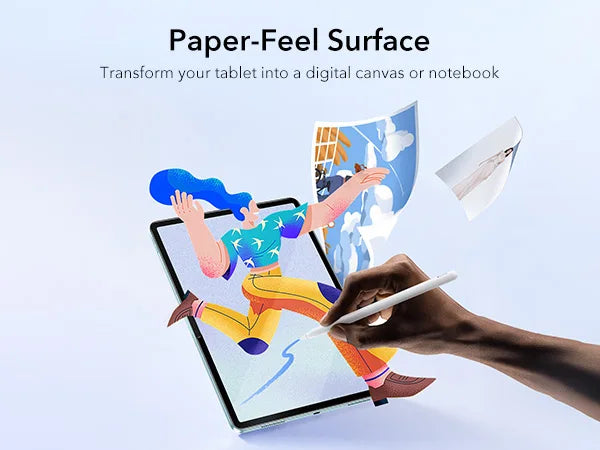 ESR 2 Pack Screen Protector for iPad Pro 11/13 inch 9H Hardness Tempered Glass Film for iPad Air 13/11&Pro 12.9/11&A16&iPad Mini