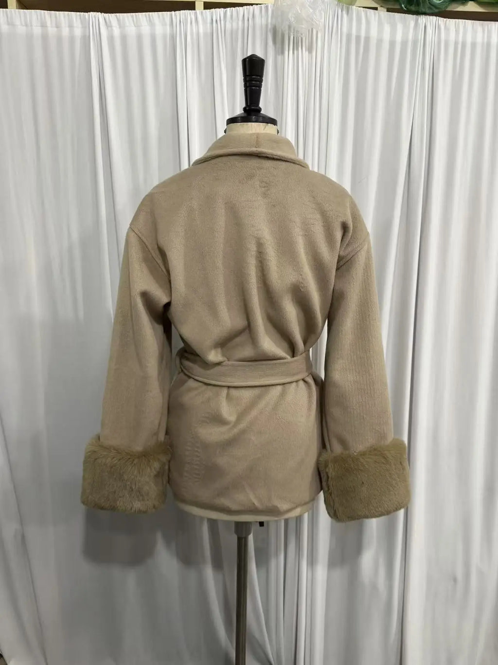 New Autumn And Winter Fashion Casual Temperament Soft Loose Lapel Solid Color Woolen Coat