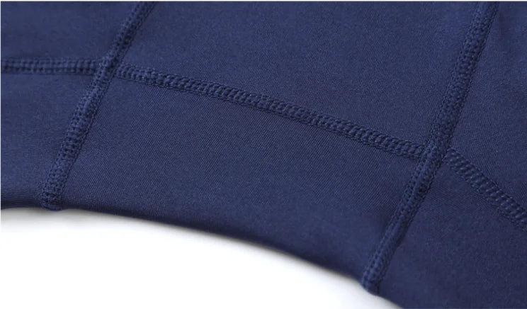 Men's Winter Thermal Underwear Fleece Compression Pants Stay Warm and Comfortable During Sports and Running Activities