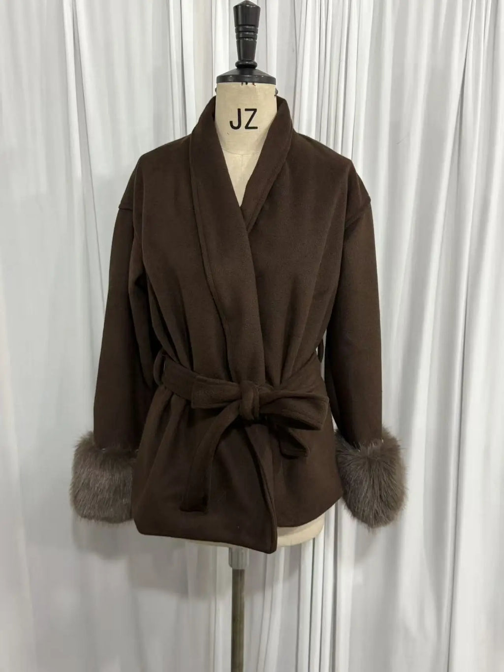 New Autumn And Winter Fashion Casual Temperament Soft Loose Lapel Solid Color Woolen Coat